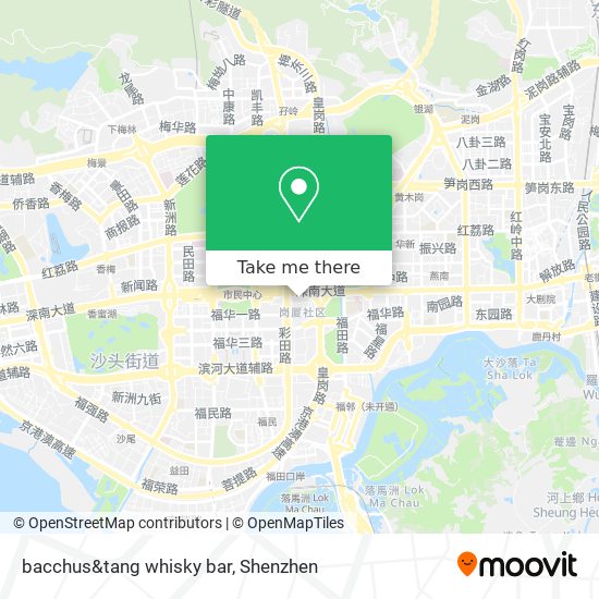 bacchus&tang whisky bar map