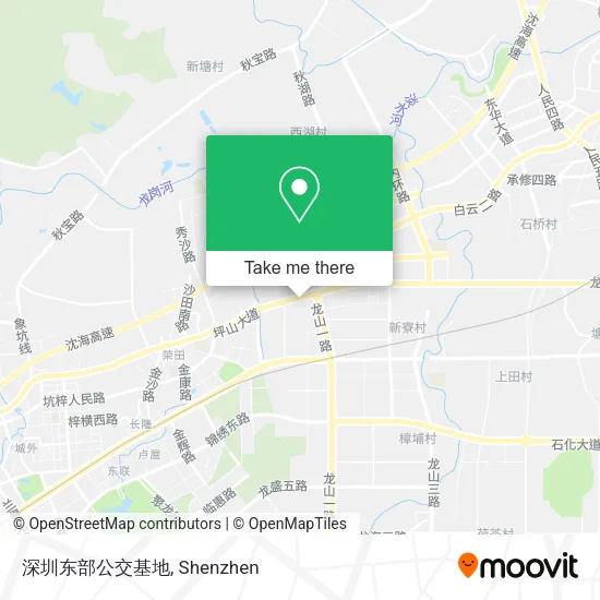 深圳东部公交基地 map