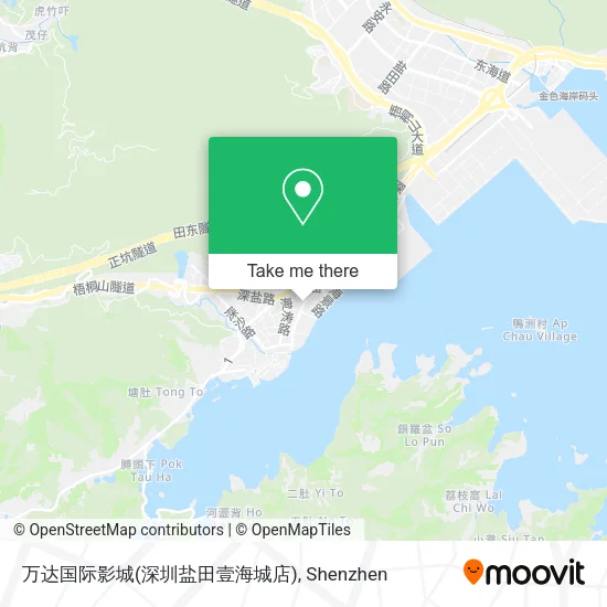 万达国际影城(深圳盐田壹海城店) map
