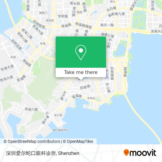 深圳爱尔蛇口眼科诊所 map
