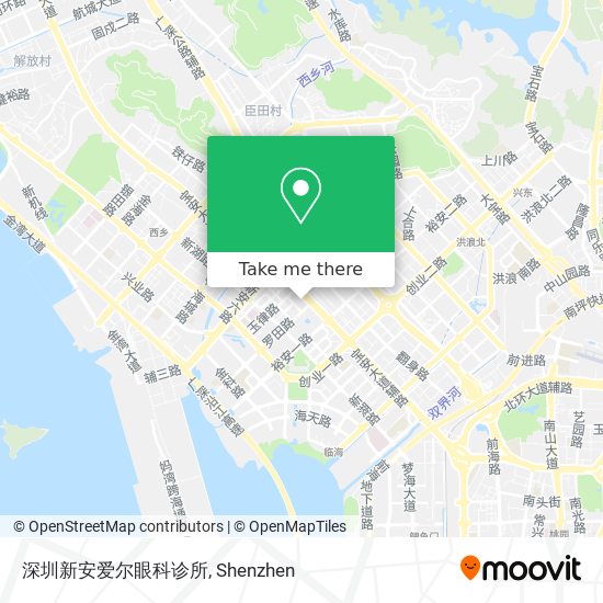 深圳新安爱尔眼科诊所 map