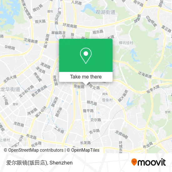 爱尔眼镜(坂田店) map