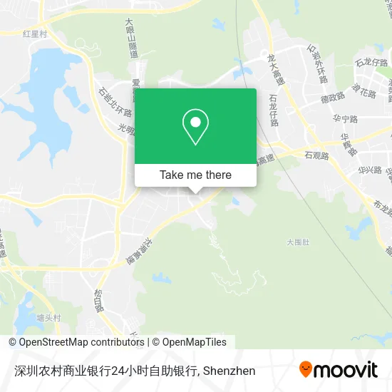 深圳农村商业银行24小时自助银行 map