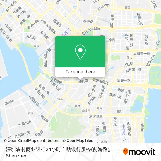 深圳农村商业银行24小时自助银行服务(前海路) map