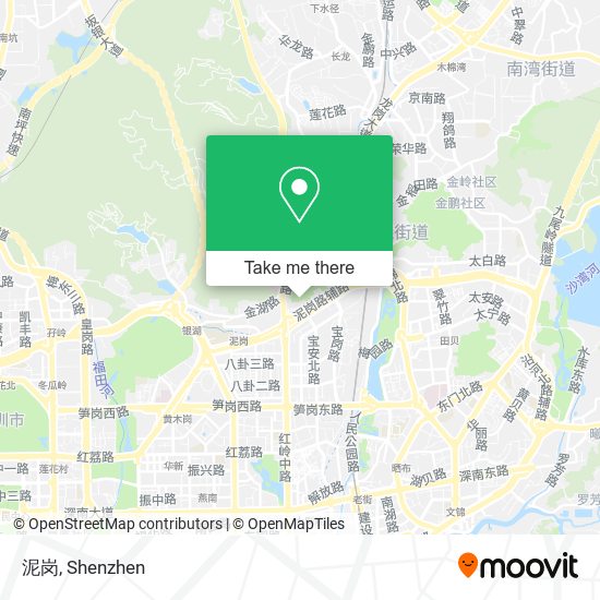 泥岗 map