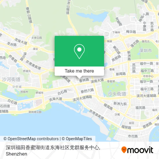 深圳福田香蜜湖街道东海社区党群服务中心 map