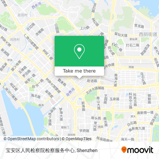 宝安区人民检察院检察服务中心 map