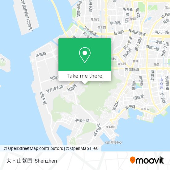 大南山紫园 map