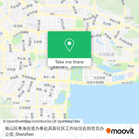 南山区粤海街道办事处高新社区工作站综合协管员办公室 map