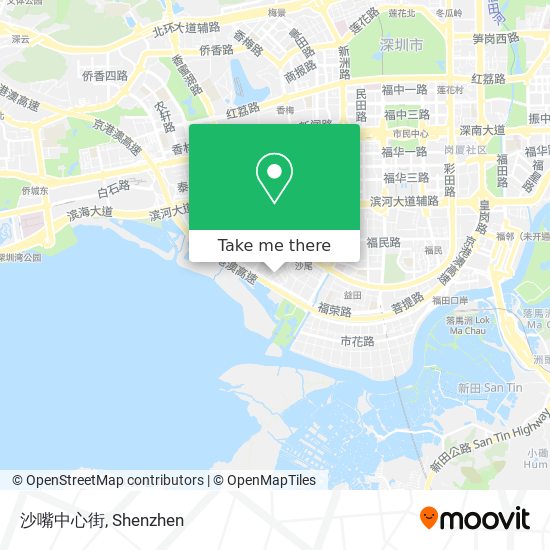 沙嘴中心街 map