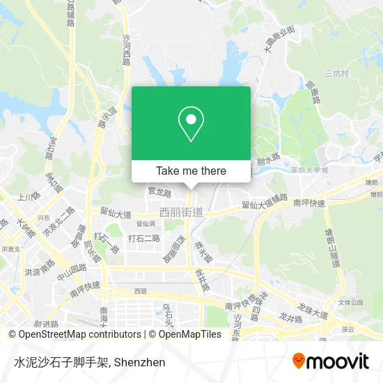 水泥沙石子脚手架 map