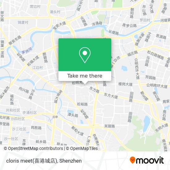 cloris meet(喜港城店) map