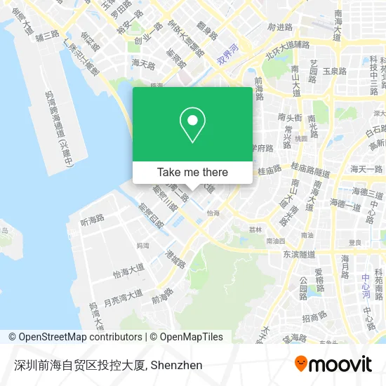 深圳前海自贸区投控大厦 map