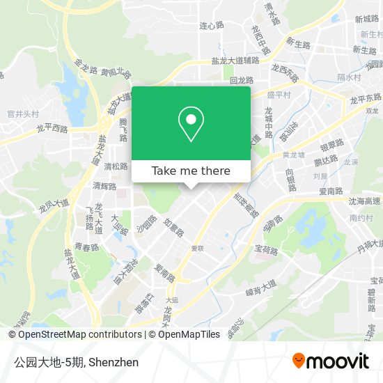 公园大地-5期 map