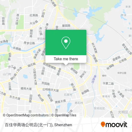 百佳华商场公明店(北一门) map