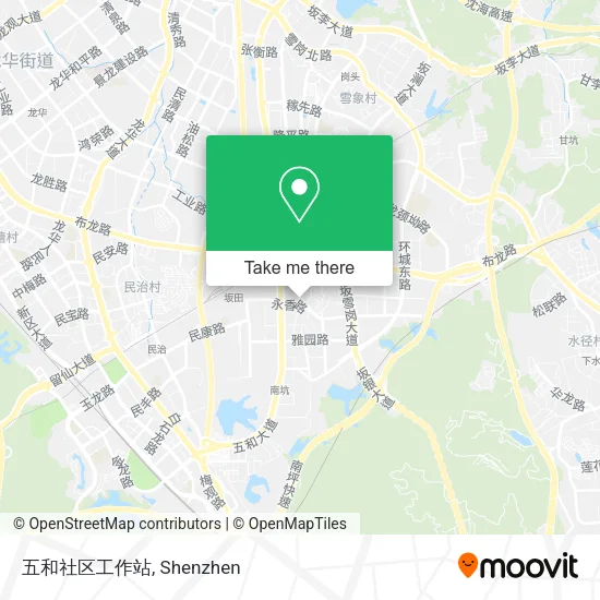 五和社区工作站 map