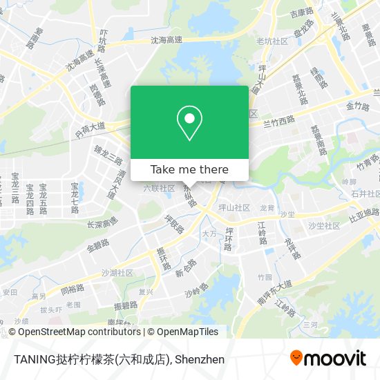 TANING挞柠柠檬茶(六和成店) map