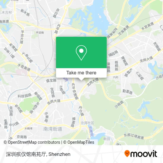 深圳殡仪馆南苑厅 map