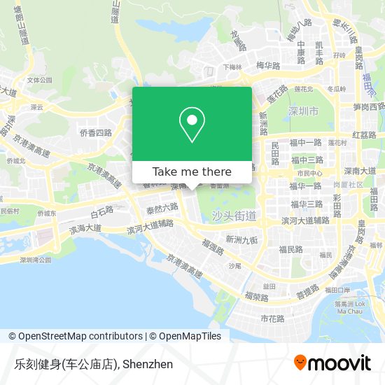 乐刻健身(车公庙店) map