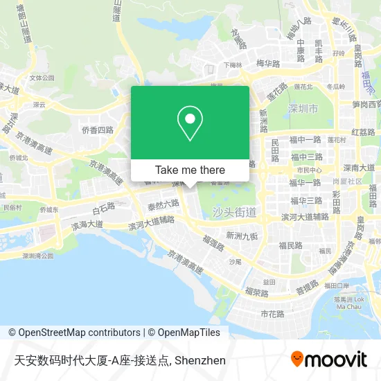 天安数码时代大厦-A座-接送点 map