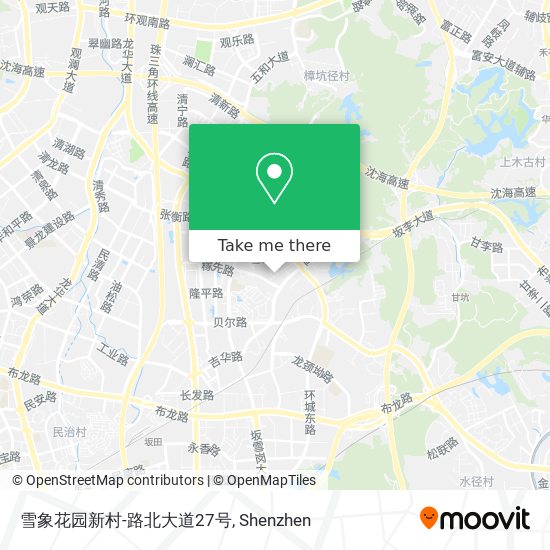 雪象花园新村-路北大道27号 map