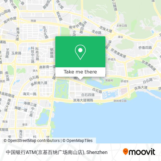 中国银行ATM(京基百纳广场南山店) map