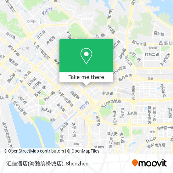 汇佳酒店(海雅缤纷城店) map