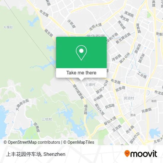 上丰花园停车场 map