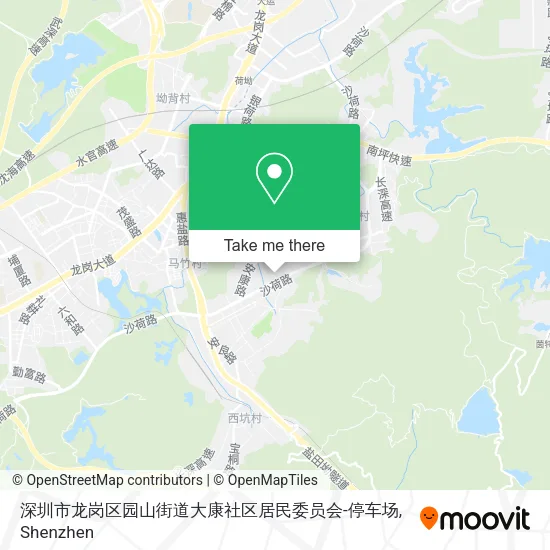 深圳市龙岗区园山街道大康社区居民委员会-停车场 map