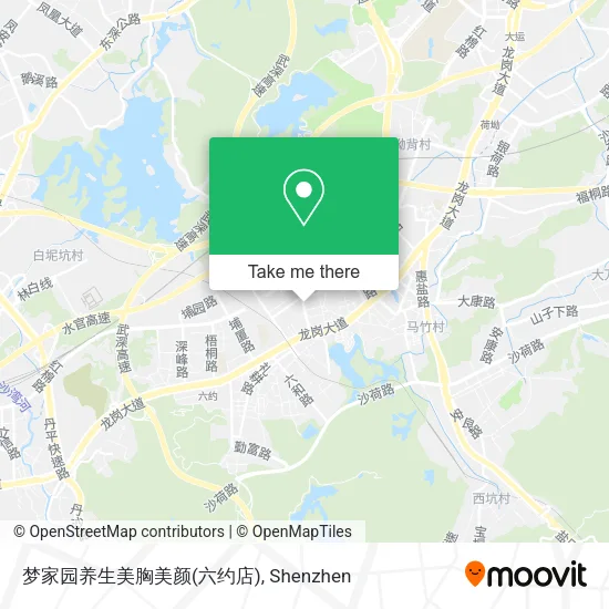 梦家园养生美胸美颜(六约店) map