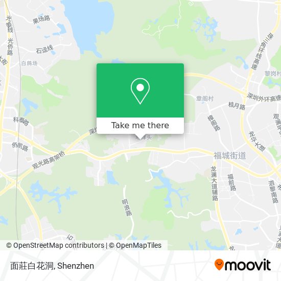 面莊白花洞 map