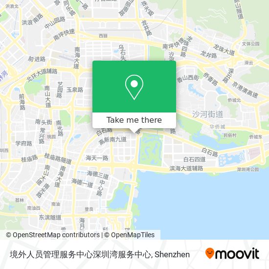 境外人员管理服务中心深圳湾服务中心 map