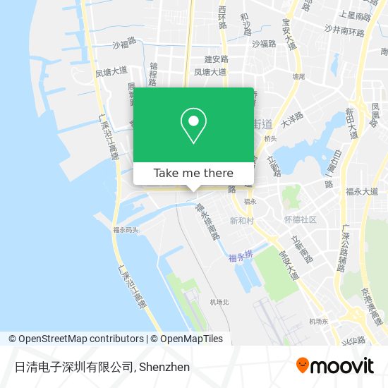 日清电子深圳有限公司 map