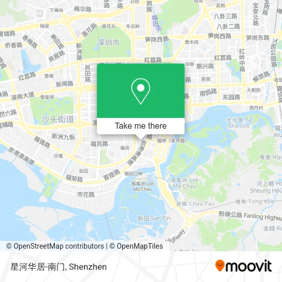 星河华居-南门 map