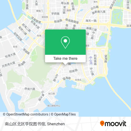 南山区北区学院图书馆 map