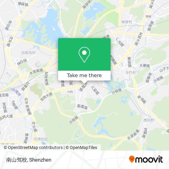 南山驾校 map