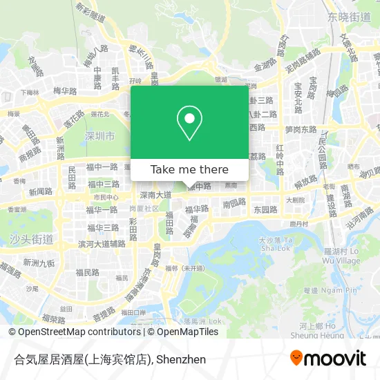 合気屋居酒屋(上海宾馆店) map