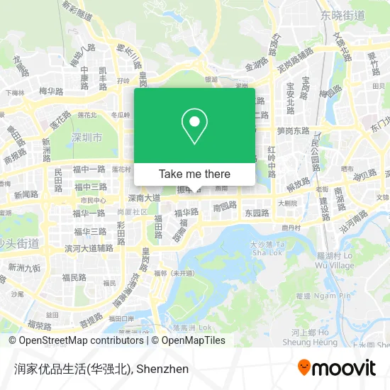 润家优品生活(华强北) map