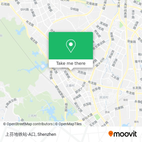上芬地铁站-A口 map