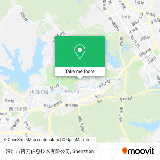 深圳市悟云信息技术有限公司 map