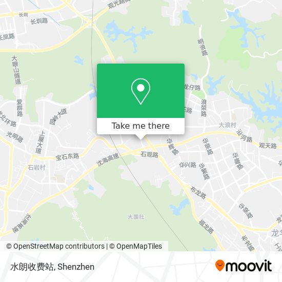 水朗收费站 map