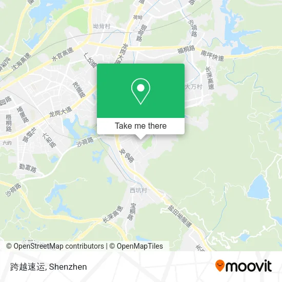跨越速运 map