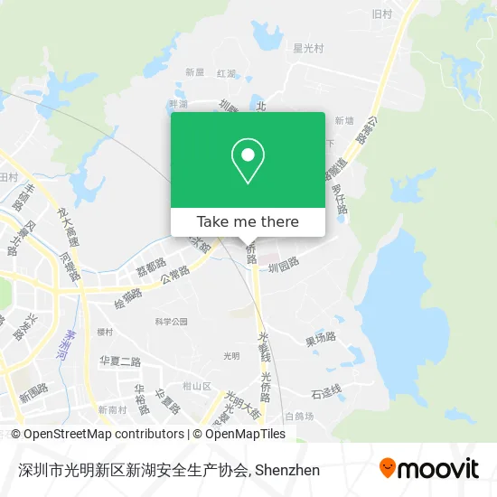 深圳市光明新区新湖安全生产协会 map