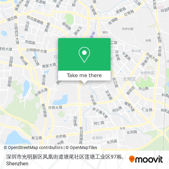深圳市光明新区凤凰街道塘尾社区莲塘工业区97栋 map