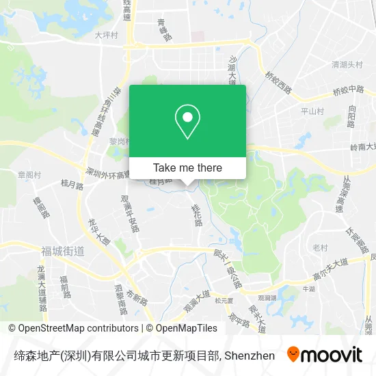 缔森地产(深圳)有限公司城市更新项目部 map