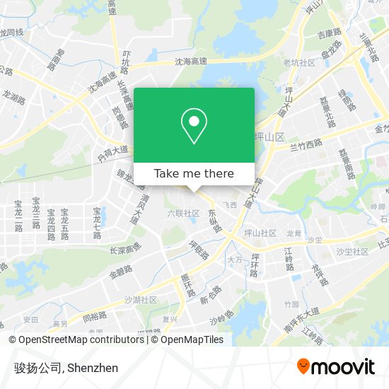 骏扬公司 map