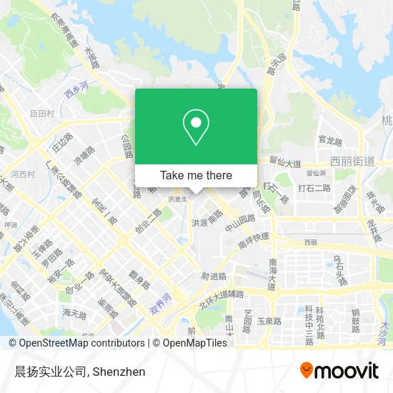 晨扬实业公司 map