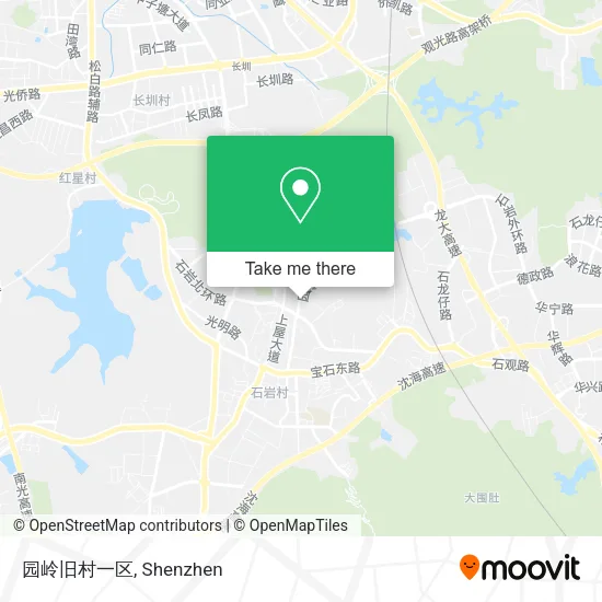 园岭旧村一区 map