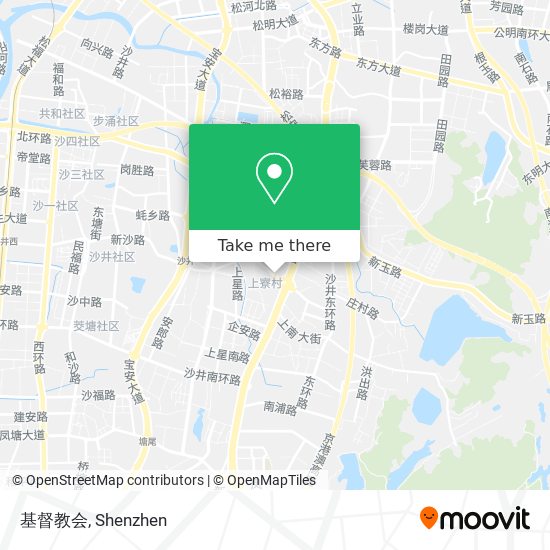 基督教会 map