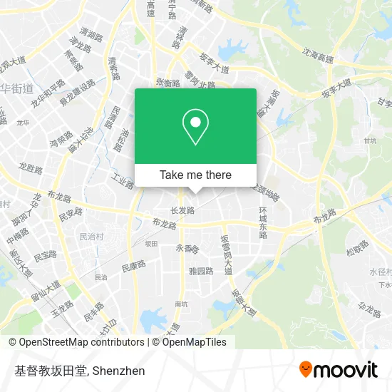 基督教坂田堂 map